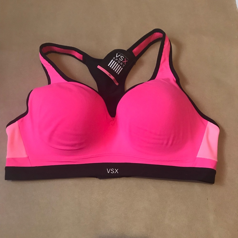 NWT - VS Hot Pink Sports Bra